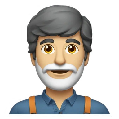 smart persian man sticker