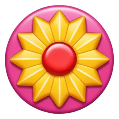 Starbursts candy sticker