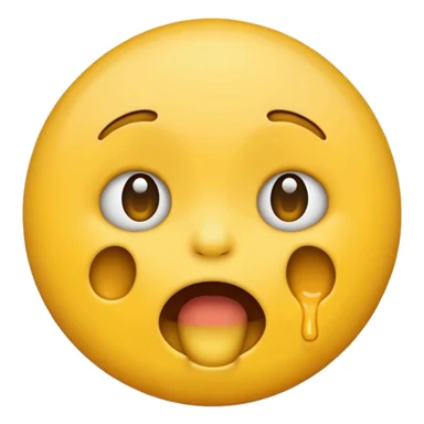 Emoji strangiling itself sticker