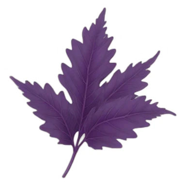 shiso leaf sticker
