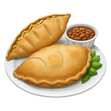 plato con milanesa y papas fritas sticker