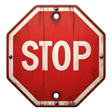 Stop😔🖐 sticker