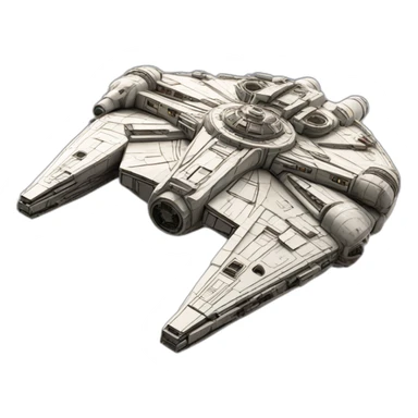 millennium falcon Ship sticker