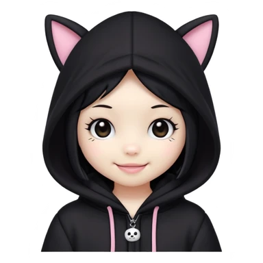 Kuromi from sanrio sticker
