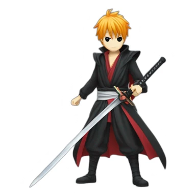 Ichigo Kurosaki with sword sticker