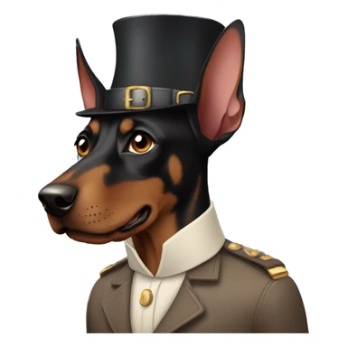 I'm with a Doberman sticker