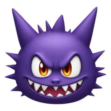 gengar evil look sticker