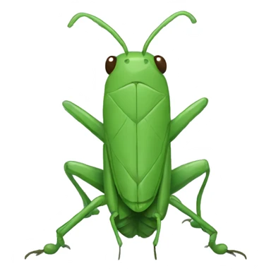 Green cricket sticker