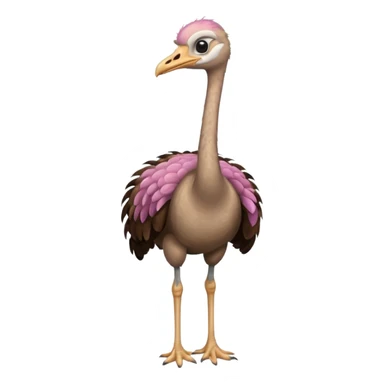 Ostrich sticker