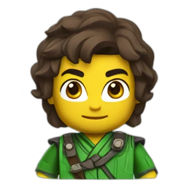 Lloyd from ninjago sticker