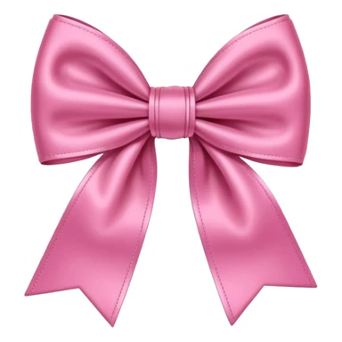 Pink preppy bow sticker