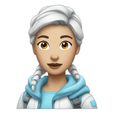 Glacier girl sticker