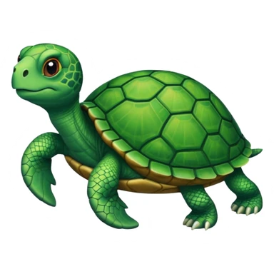 A leg combined with a turtle sticker