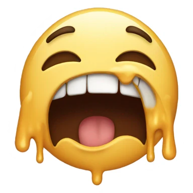 Crying with wavering mouth sticker