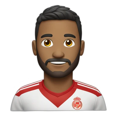 tarjeta roja de futbol sticker