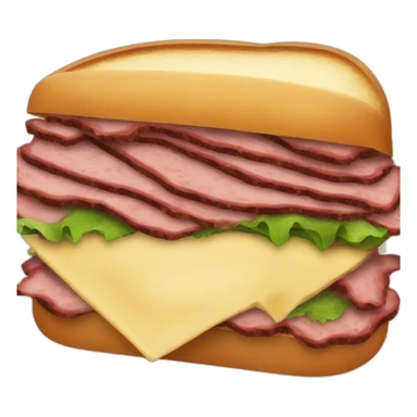 Pastrami sandwich sticker