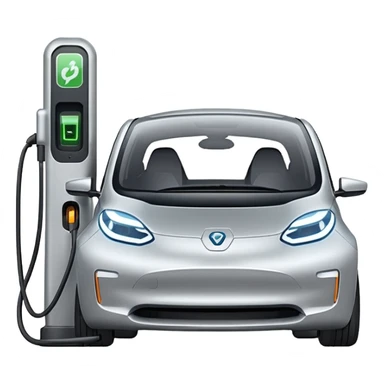 3D Electric Vehicle Charge Station sticker
