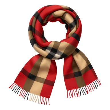 burberry scarf sticker