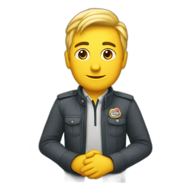 Бухгалтер сидит за компьютером sticker