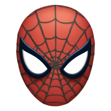 Spider-man mask emoji sticker