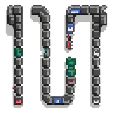 letters BLK in black color sticker