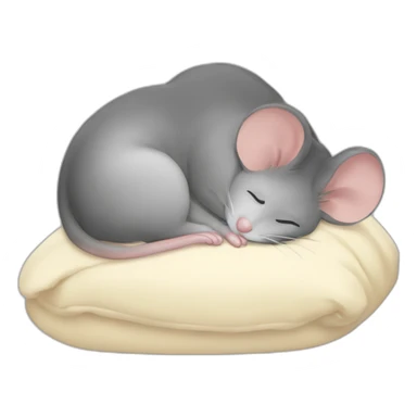 Mouse slepping sticker