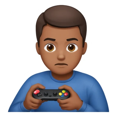 A disabled man playing vidéo game sticker