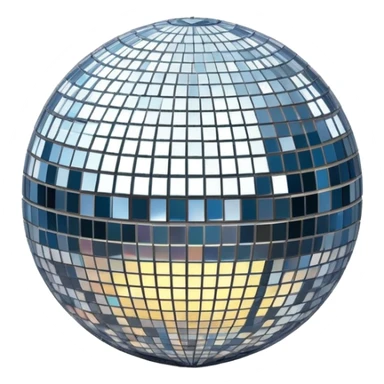 disco ball with sparkles sticker