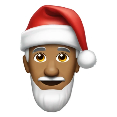 Barack Obama as santa claus sticker