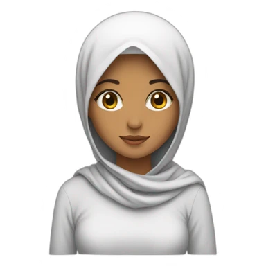 muslim girl no headcarpet sticker