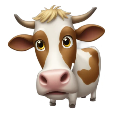 Cow learning fizik sticker