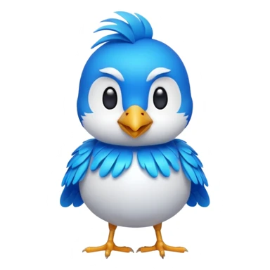 
3D emoji of a small bird, in Apple Memoji style. Soft studio lighting, glossy finish, black background, minimalistic and centered composition.
 sticker