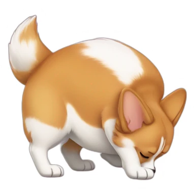 Corgi butt sticker
