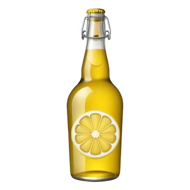 Bottiglia birra Dreher lemon in vetro  sticker