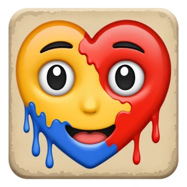 canvas paint sticker