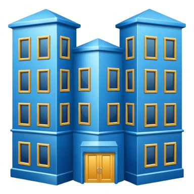 ELEMENTOS DE ARQUITECTURA COLOR AZUL sticker
