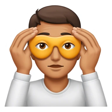 covering eyes sticker