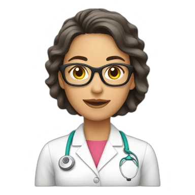 nutricionista mujer sticker