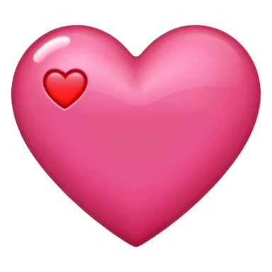 Make a pink heart with an R in the middle sticker