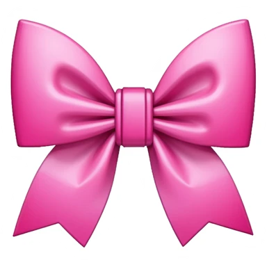 Pink, pixelated bow sticker