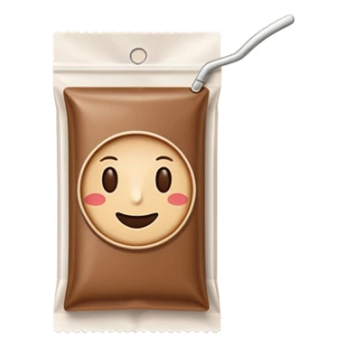 rectangular coffee sachet stick sticker