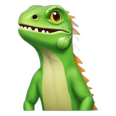 iguana buisnes sticker