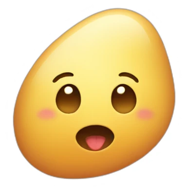 relieved blob sticker