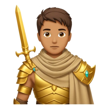 Desert Prince – sand scarf + gold dagger,Golden Princes. sticker