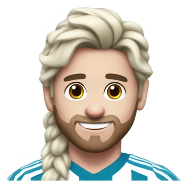 Messi as Elsa sticker