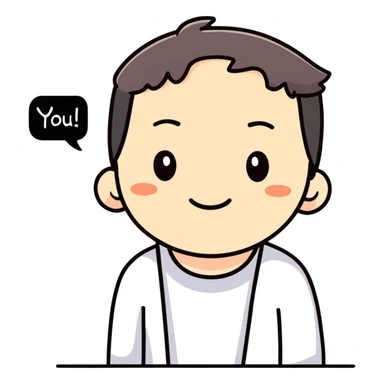 Shia says thank you!  sticker