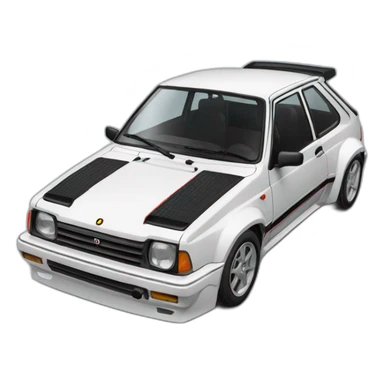 205 turbo 16 sticker