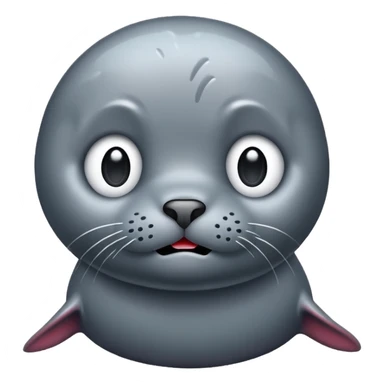 Seal unhappy sticker