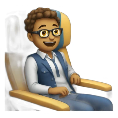 Chat sur un avion sticker