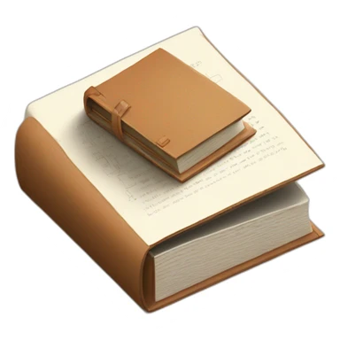 isometric book titled "how to make" on front cover sticker